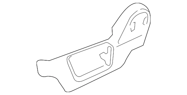 Seat Trim Panel - Mazda (bhn9881h302)