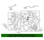 Armrest Assembly Clip - Mazda (bhn988468) - view 4