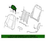 Headrest - Mazda (bhp18814034) - view 4