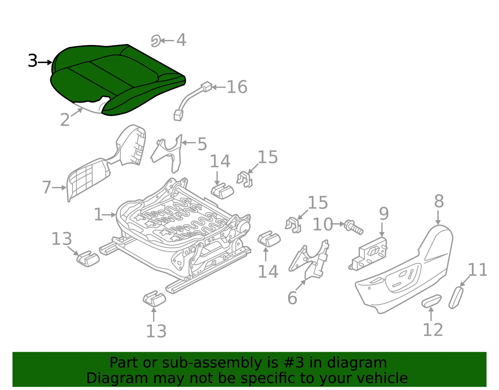 Cushion Cover - Mazda (bhp588161d24) - view 2