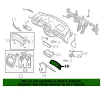 Instrument Panel Pad - Mazda (bj0j6036065) - view 4