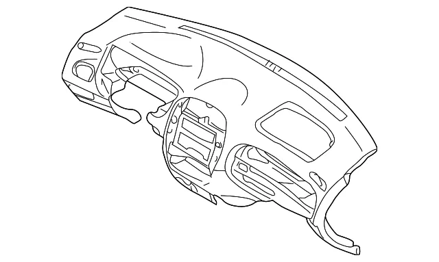 Instrument Panel - Mazda (bj0j60401c67)