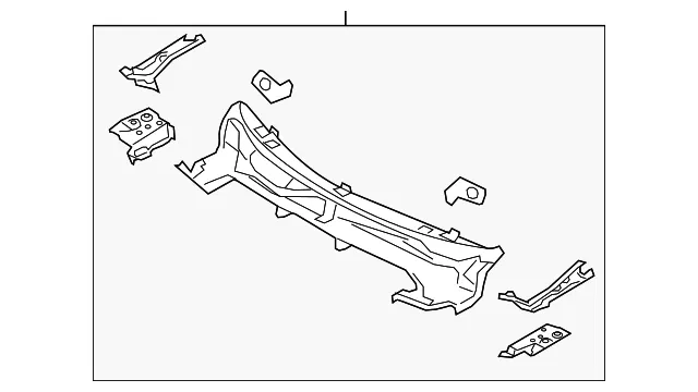 Upper Dash Panel - Mazda (bjs753500d)