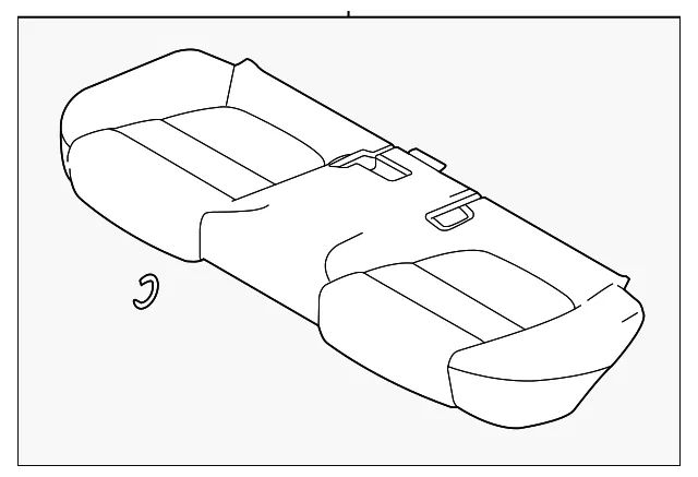 Seat Cushion Foam - Mazda (bjs757200a34)