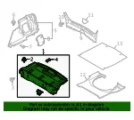 Package Tray Trim - Mazda (bjs7683a0d02) - view 4