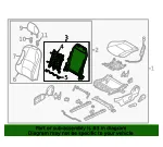 Seat Back Frame - Mazda (bjs788680) - view 4
