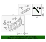Side Gate Trim - Mazda (bjt668940a) - view 4