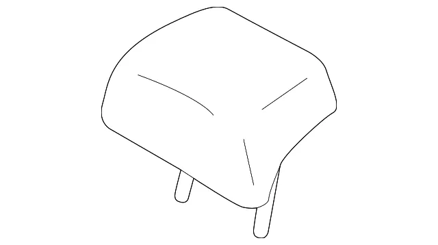Headrest, Center - Mazda (bjt688340a34)