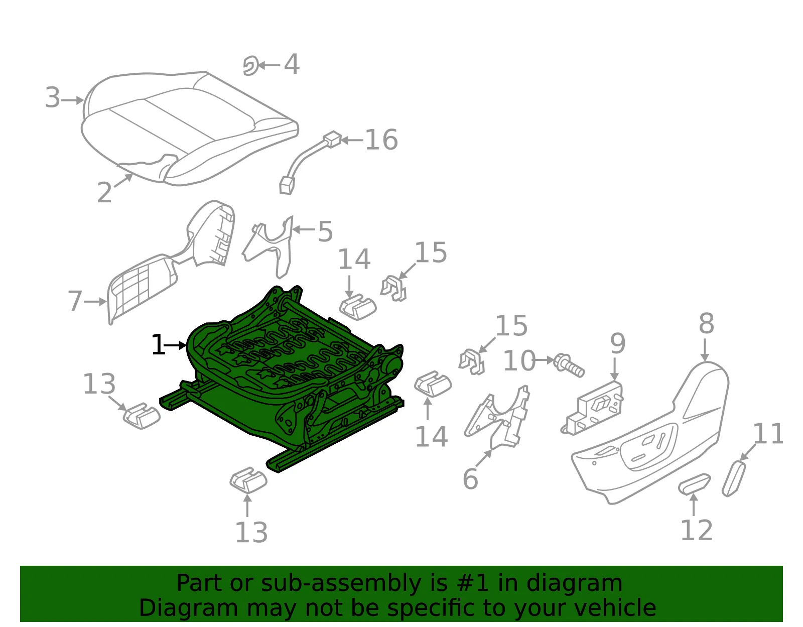 Seat Track - Mazda (bkb388af0) - view 2