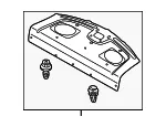 Package Tray Trim - Mazda (bl8e683a0a65) - view 3
