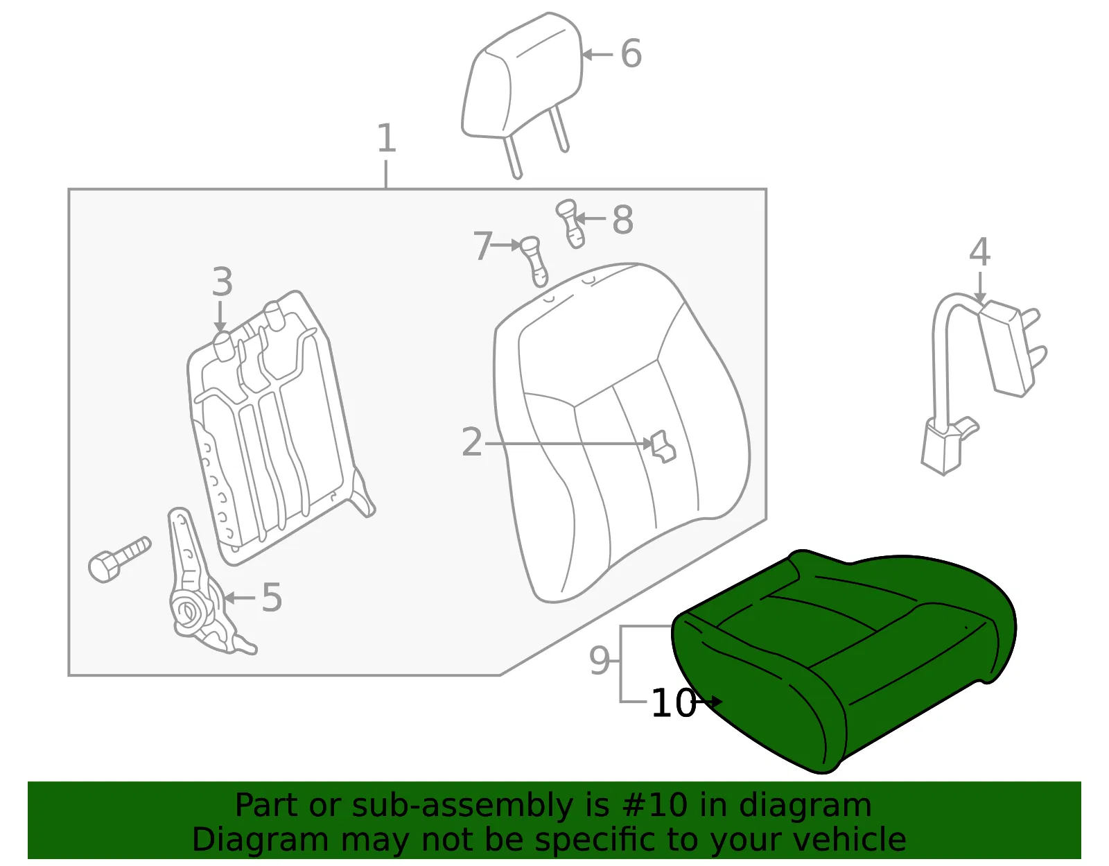 Seat Cover - Mazda (bl8e8816165) - view 2