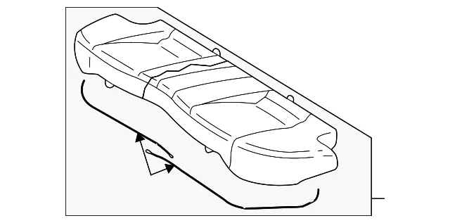 Seat Cushion Foam - Mazda (bl8f57200a05)