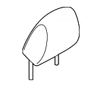 Headrest - Mazda (ble38814002) - view 3