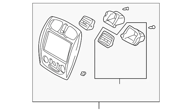 Instrument Panel Trim Panel - Mazda (bn5v5521020)