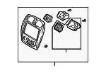 Instrument Panel Trim Panel - Mazda (bn5v5521020) - view 3