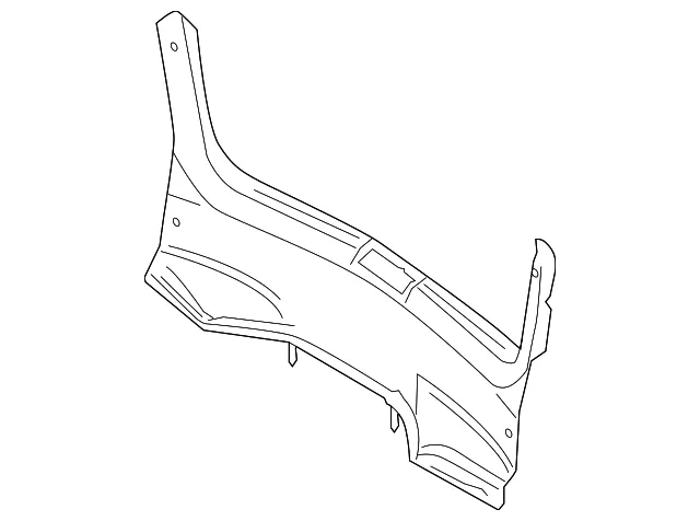 Rear Body Panel Trim Panel - Mazda (bn8v6889xd)