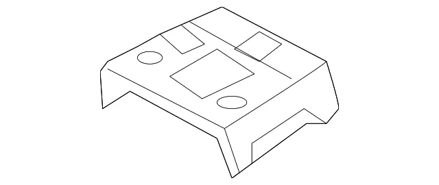 Instrument Panel Mounting Bracket - Mazda (bp4k5361ye)