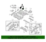 Seat Frame Bracket - Mazda (bp4k5378xa) - view 4