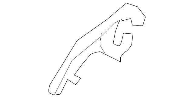 Seat Back Recliner Adjustment Mechanism Cover - Mazda (bp4k884e534)