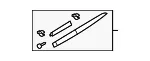 Instrument Panel Trim Panel - Mazda (bp4m55210e) - view 3
