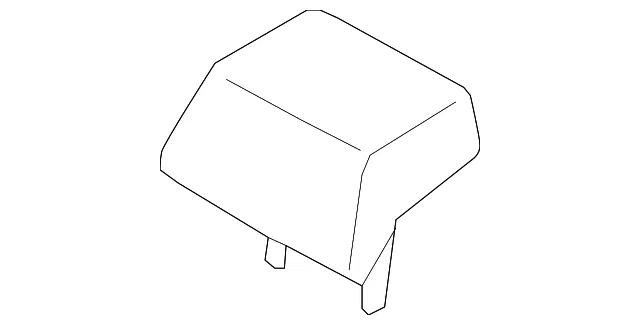 Headrest, Center - Mazda (bpl28834002)