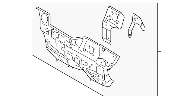 Lower Dash Panel - Mazda (bpy0534a0b)