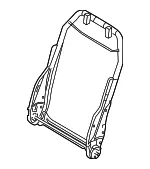 Seat Back Frame - Mazda (bwlb88680) - view 3