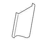 Seat Frame Trim Panel - Mazda (c243882m902) - view 3