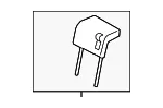 Headrest - Mazda (c5138834034) - view 3