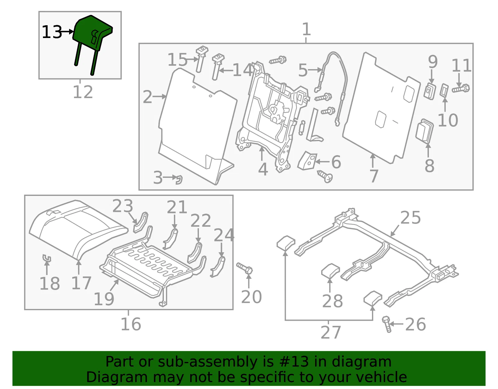 Headrest Cover - Mazda (c5138834102) - view 2