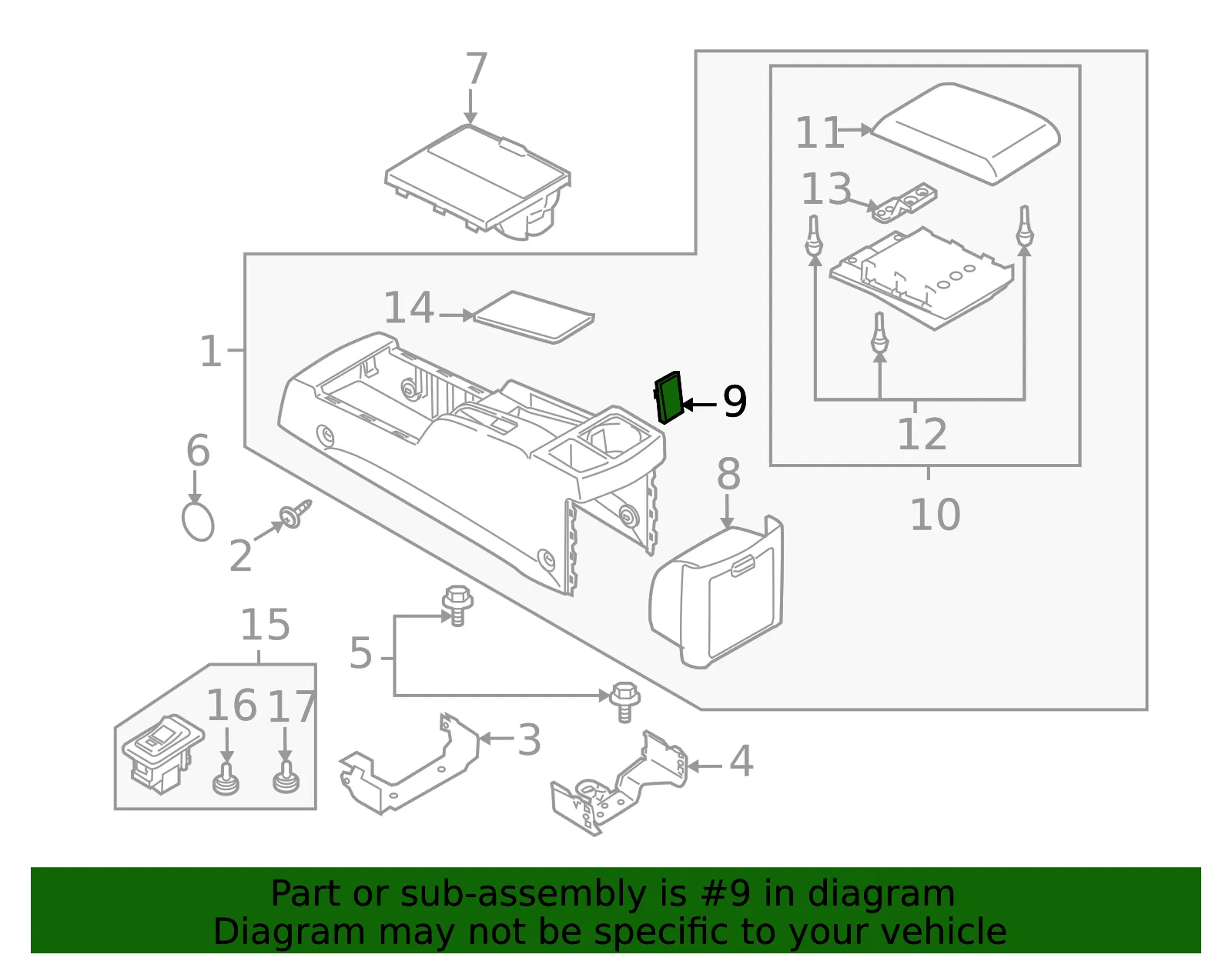 Console Cap - Mazda (cc336462634) - view 2