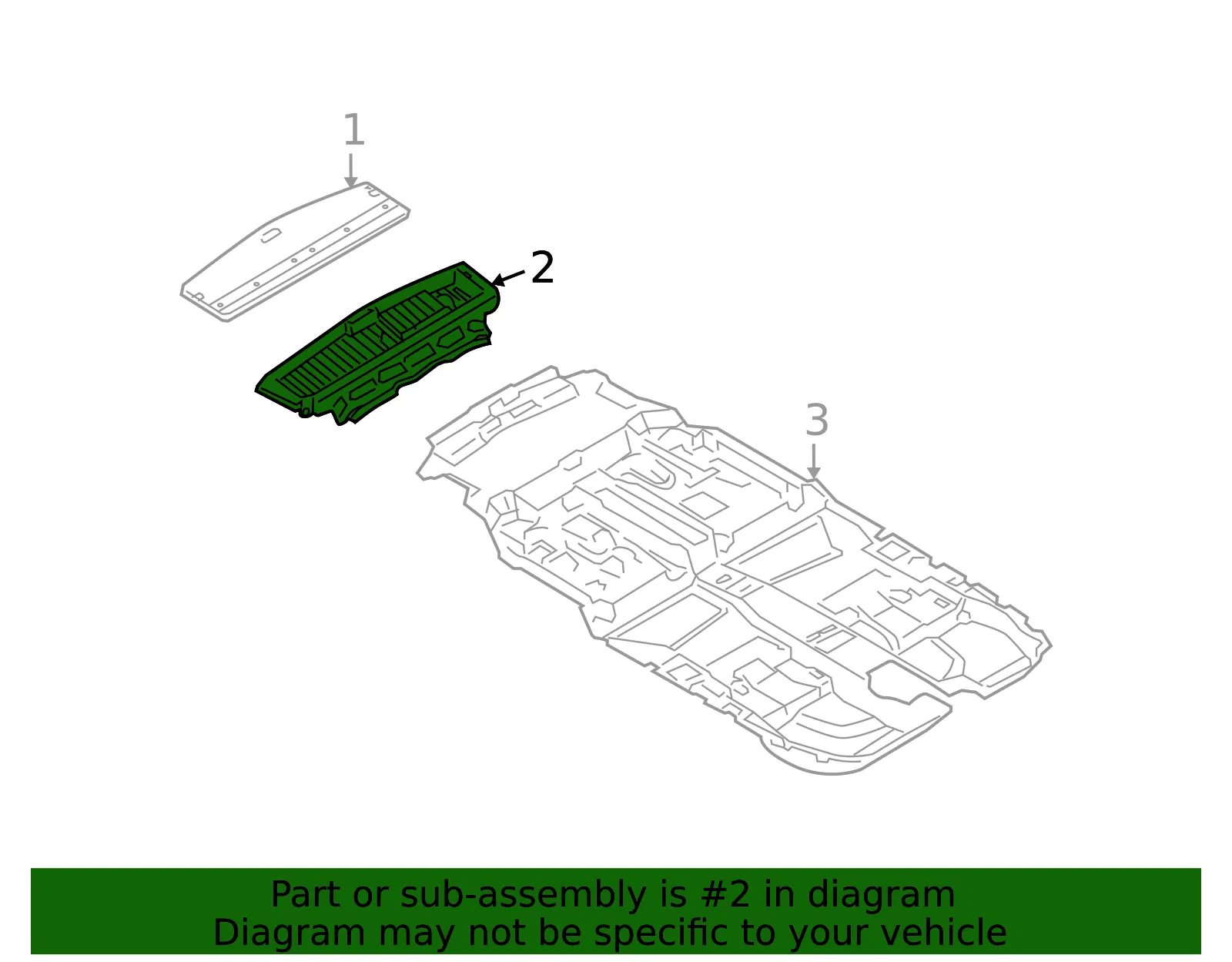 Trunk Trim Panel - Mazda (cc43688mxc02) - view 2