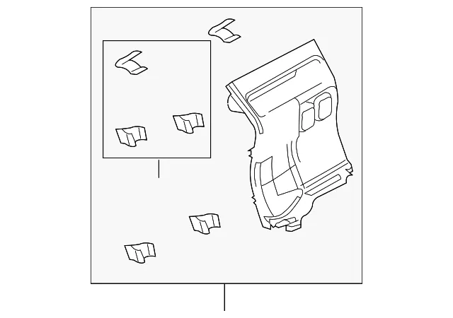 Console Trim Panel - Mazda (cd846436x02)