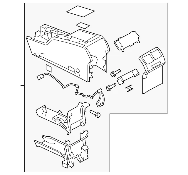 Center Console - Mazda (cd8464420f02)