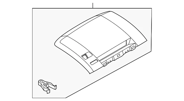 Instrument Panel Trim Panel - Mazda (cd855531xc)
