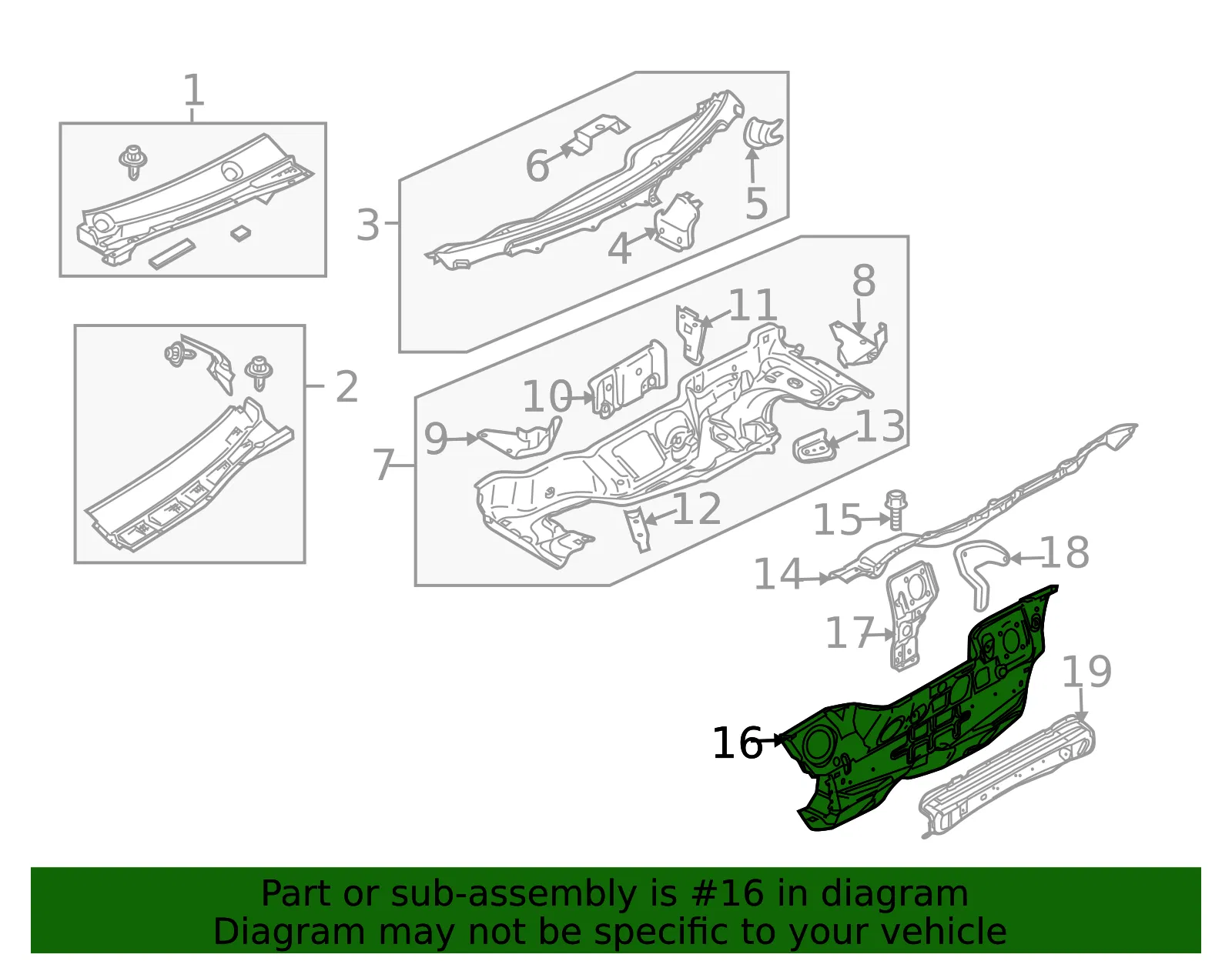 Lower Dash Panel - Mazda (ce1353400b) - view 2
