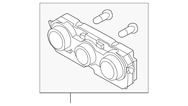 Dash Control Unit - Mazda (ce4961190b)