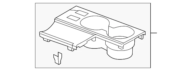 Cup Holder - Mazda (ce496439x02)