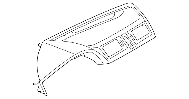 Instrument Panel Cover - Mazda (cg1555310b)