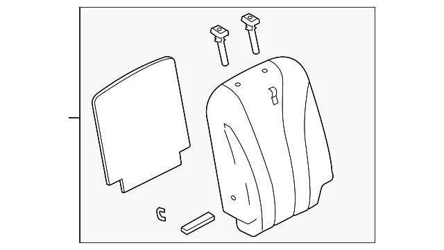 Seat Back Assembly - Mazda (cg368823002)