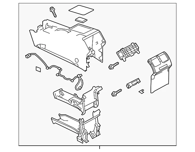 Center Console - Mazda (cg396442002)