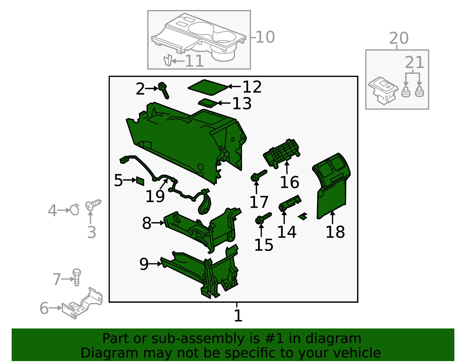 Center Console - Mazda (cg396442002) - view 2