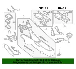 Console Trim Panel Cap - Mazda (d09w644a1a02) - view 3