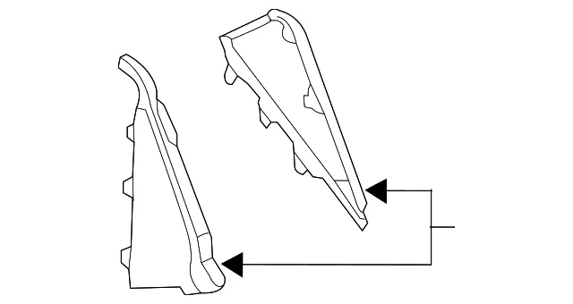 Console Trim Panel - Mazda (d10b6436x)