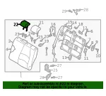Headrest, Outer - Mazda (d10b8824005) - view 4