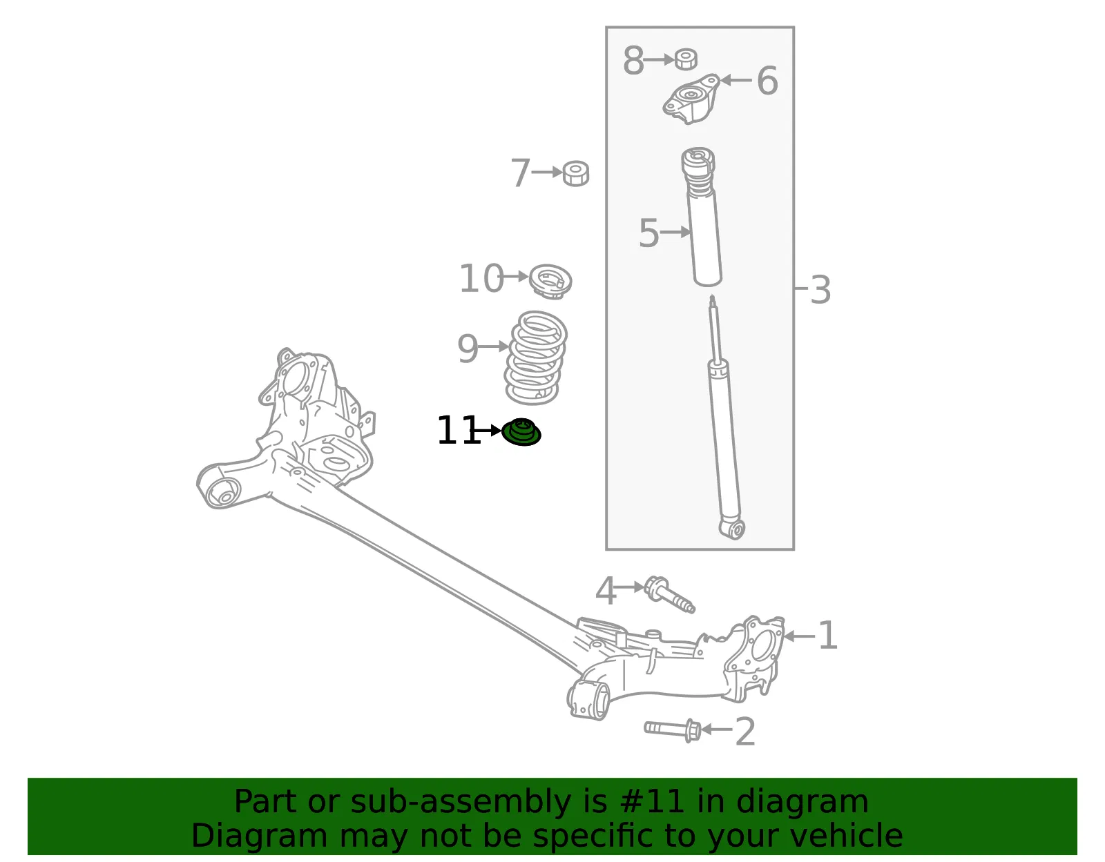 Lower Seat - Mazda (d10l280a3a) - view 2