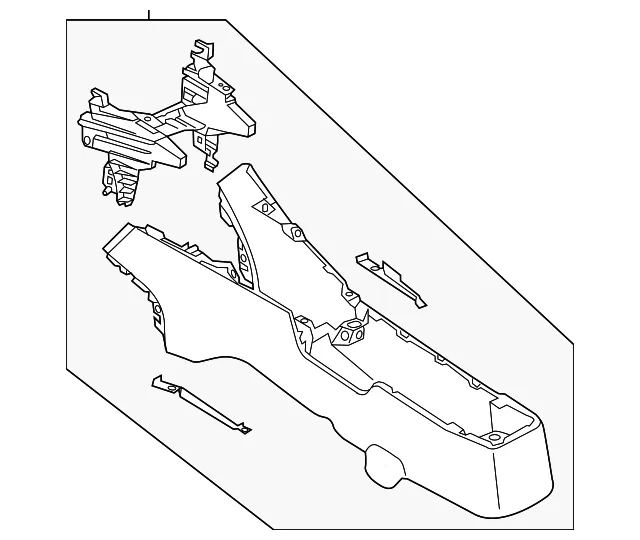 Center Console - Mazda (d10v64420d02)