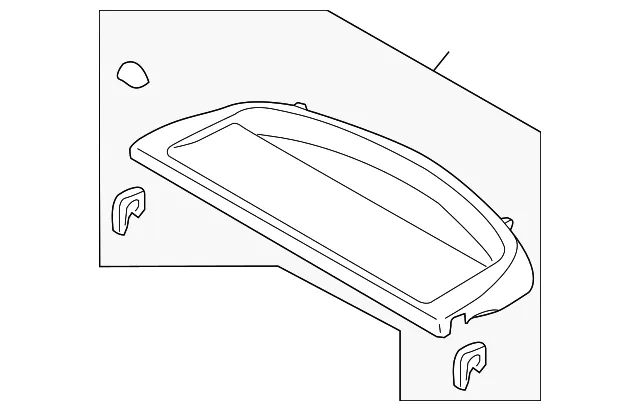 Package Tray Trim - Mazda (d65168310c02)