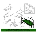 Package Tray Trim - Mazda (d65168310c02) - view 4
