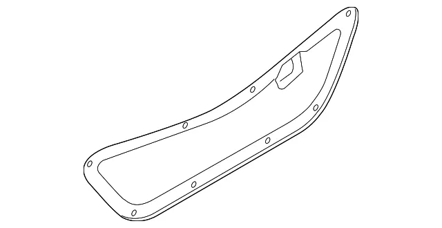 Lift Gate Trim - Mazda (d6516896104)